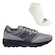 Tênis New Balance 370V1 + Par de Meia - Masculino CHUMBO