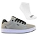 Tênis Qix Allan Mesquita Pro Model Chorão + Par de Meia - Masculino CINZA/PRETO