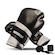 Luva de Boxe e Muay Thai Elite Pretorian + Bandagem Extra - Adulto PRETO/PRATA