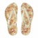 Chinelo Kenner Ibiza Plump - Feminino BRANCO/LARANJA