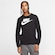 Camiseta Manga Longa Nike Sportswear Icon Futura - Masculina PRETO/BRANCO