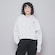 Blusão de Moletom Champion Canguru Cropped Logo C Embroidery - Feminina CINZA CLARO