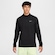 Camiseta Manga Longa Nike Stride - Masculina PRETO/CINZA