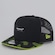 Boné Aba Curva New Era Logo Mclaren 950 - Trucker - Snapback - Adulto PRETO