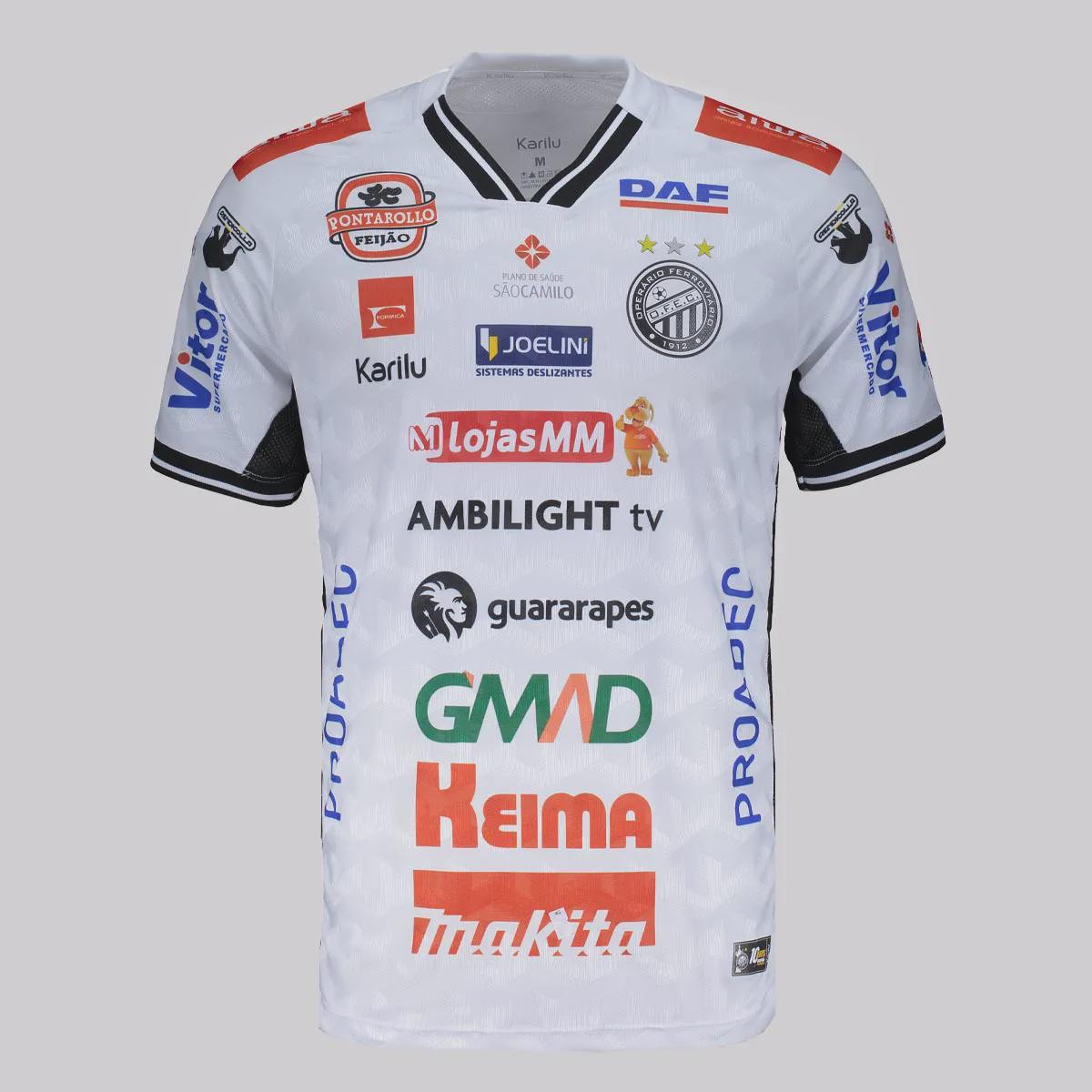 Camisa do Operário Ferroviário Karilu II 2025 Masculina BRANCO