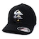 Boné Adulto Quiksilver Emb Three Logo WT25 Black PRETO