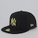 Boné Unissex New Era MLB New York Yankees 5950 PRETO