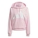 Blusão de Moletom Feminino adidas Big Logo com Capuz ROSA CLA/BRANCO