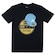 Camiseta New Era Core Infantil PRETO/AZUL CLA