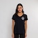 Camiseta Baby Look do Atlético Mineiro Surf Center Oficial Escudo - Feminina PRETO