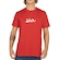 Camiseta Quiksilver Impaired Logo DNA Masculina VERMELHO