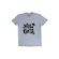 Camiseta New Era Regular Infantil CINZA/PRETO
