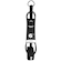 Leash Rip Curl 6.0 Reg Leash Surf Grip PRETO