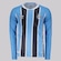 Camisa Manga Longa do Grêmio I 2025 Umbro Patch Sul-Americana Masculina AZUL