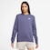 Blusão Feminino Nike Sportswear Club Fleece Crew ROSA/ROXO