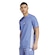 Camiseta Malha Simples Essentials Três Listras - adidas - Homem BRANCO/AZUL ESC