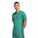 Camiseta Malha Simples Essentials Três Listras - adidas - Homem AZUL CLA/VERDE CLA