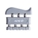 Hand Grip Acte Master Leve Unissex CINZA/BRANCO