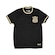 Camiseta do Corinthians Símbolo Gold Coimbra Retrôgol - Infantil PRETO