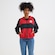 Jaqueta Corta Vento Feminina do Flamengo Wind Rubro-Negro Braziline VERMELHO/PRETO
