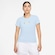 Camiseta Nike Sportswear Chill Knit Feminina AZUL CLA/AMARELO
