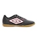 Chuteira Futsal Umbro Class Footballer Adulto PRETO/VERMELHO