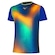 Camiseta Mizuno Tennis Frontier Shadow Grap Masculina AZUL