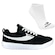Tênis Masculino Mormaii Flexer + Par de Meia PRETO/BRANCO