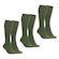 Meia Cano Alto BR Force Tática Batalha - 03 Pares - Unissex VERDE ESCURO