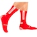 Meia Cano Alto ProSocks Esportiva Futebol UltraGrip Unissex VERMELHO