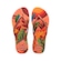 Chinelo Havaianas Slim Tropical Unissex LARANJA/VERDE CLA