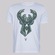 Camiseta New Era NBA Milwaukee Bucks All Core Masculina BRANCO