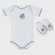 Kit Infantil Torcida Baby Santos 2 Peças BRANCO
