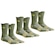 Kit Galápagos Meia Tática Coolmax Highstride - 3 Pares VERDE