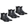 Kit Meia Tática Galápagos Coolmax Midistride - 3 Pares PRETO
