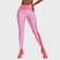 Calça Legging Feminina Caju Brasil Identidade Rosa Glossy ROSA