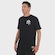 Camiseta Quiksilver Three Logo Masculina PRETO