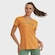 Camiseta Feminina Caju Brasil Uv Com Silk Fitness AMARELO