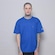 Camiseta Masculina Champion C Logo TST Embroidery AZUL/BRANCO