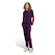 Conjunto Feminino adidas Essentials 3 Stripes ROXO
