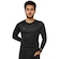 Camisa Masculina Umbro Manga Longa Basic UV PRETO