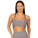 Top Feminino Run More  Compression CINZA