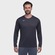 Camiseta Manga Longa Mizuno Energy 2.0 Masculina AZUL