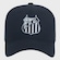 Boné Adulto SuperCap Santos Silk Frontal PRETO
