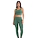 Conjunto Feminino Galapagos Adrenaline Top Alça + Legging UV 50 VERDE