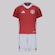 Uniforme do Internacional Infantil adidas I 2025 VERMELHO