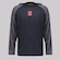 Blusa do Flamengo Lançado Manga Longa Infantil PRETO