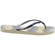 Chinelo Havaianas Slim Square Glitter Party Feminino BRANCO/PRATA