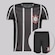 Kit Camisa + Bermuda do Corinthians Futfanatics Infantil PRETO