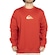 Blusão de Moletom Masculino Quiksilver Careca Metal Comp VERMELHO